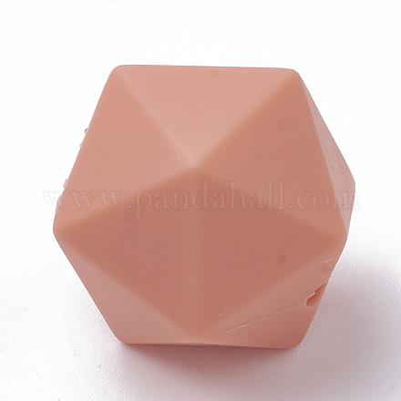 Food Grade Eco-Friendly Silicone Focal Beads SIL-T048-14mm-61-1