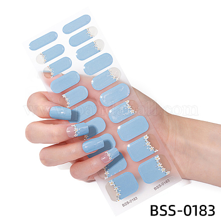 Adesivi per unghie con copertura completa per nail art MRMJ-YWC0001-BSS-0183-1