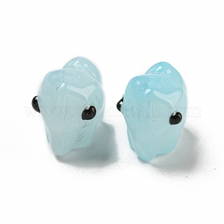 Прозрачные стеклянные бусины ручной работы GLAA-N0028-01D-1