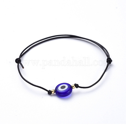 Adjustable Cowhide Cord Bracelets BJEW-JB05281-03-1