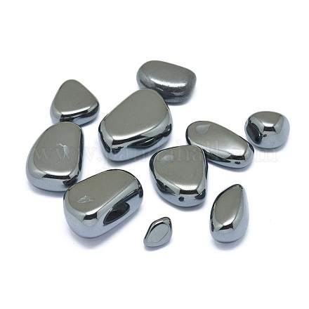 Non-magnetic Synthetic Hematite Beads G-F635-01-1