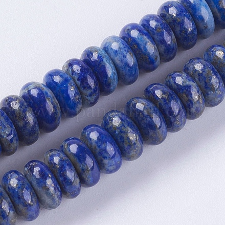 Natürlicher Lapislazuli Perlenstränge G-I185-03-5x8mm-1