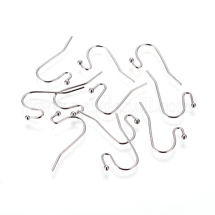 316 Surgical Stainless Steel Earring Hooks STAS-F216-02P-1