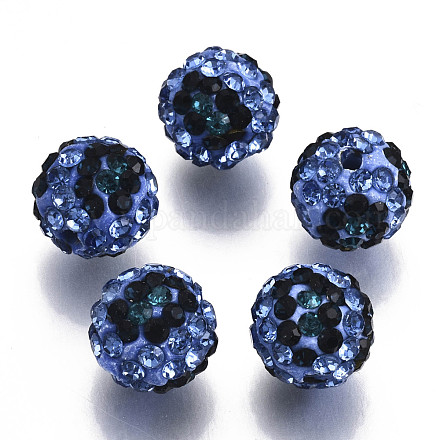 Abalorios de Diamante de imitación de arcilla polímero RB-N051-012L-1