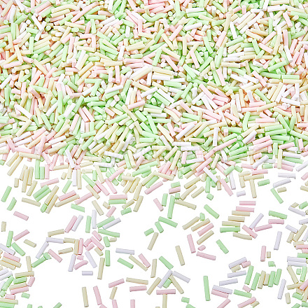 120гр 4-хцветные бусины из полимерной глины ручной работы CLAY-SC0002-10A-1