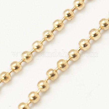 Brass Ball Bead Chains CHC-C008-1.5mm-LG-1