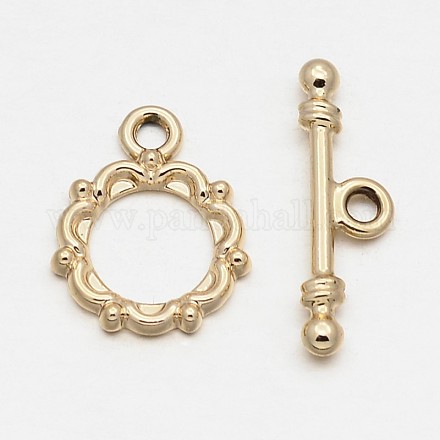 Alloy Ring Toggle Clasps PALLOY-J659-22G-3A-1