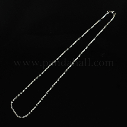 304 из нержавеющей стальной трос цепи ожерелья STAS-S029-01-1