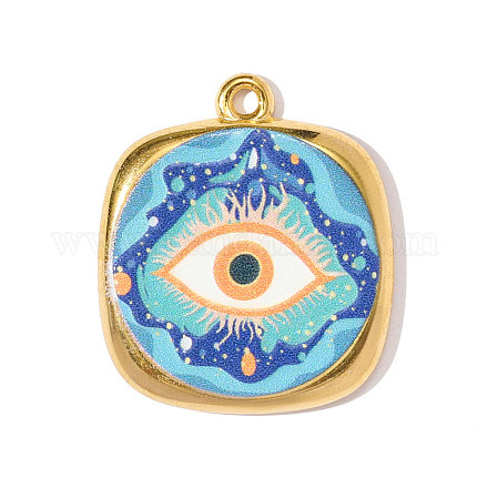 Подвески из нержавеющей стали 304 с печатью STAS-OY002-17G-02-1