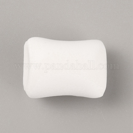 ミニ手作りポリマークレイ模造マシュマロモデル  人工キャンディー  小道具の装飾を装ったドールハウスアクセサリー用  ホワイト  23.5x28x20mm CLAY-WH0008-04D-1