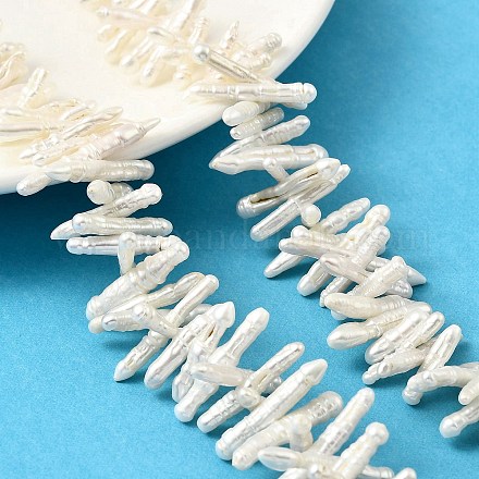 Натуральный жемчуг в стиле барокко кеши PEAR-B004-03A-01A-1