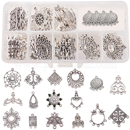 SUNNYCLUE Tibetan Style Alloy Chandelier Components Links TIBE-SC0001-02AS-1