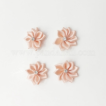 Полиэстер стразы цветок для украшения аппликации своими руками свадьба FIND-WH20001-76D-1