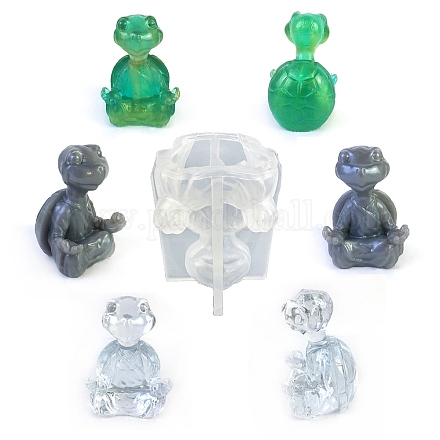 Figurine de tortue de yoga 3d SIL-F007-08-1
