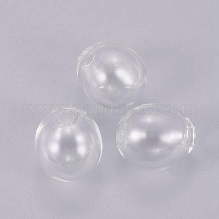 Verre soufflé bouteille à bulles X-GLAA-WH0015-02-1