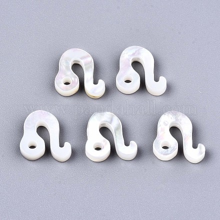 Perles de coquillage blanc naturel X-SSHEL-ZX004-02J-1