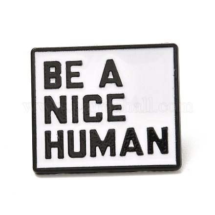 Sei ein netter menschlicher Emaille-Pin JEWB-C009-40-1