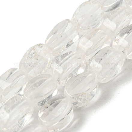 Granos de cristal de cuarzo natural hebras G-M420-H17-03-1