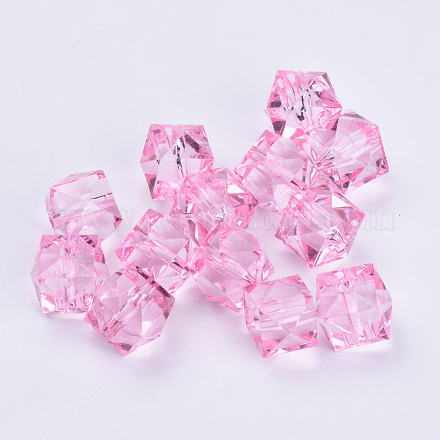 Perles en acrylique transparente TACR-Q259-8mm-V03-1
