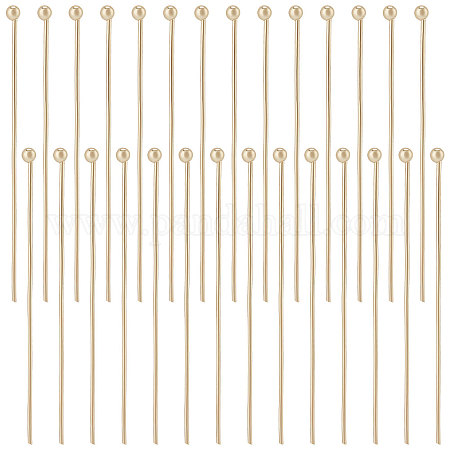 Wholesale Beebeecraft 1 Box 150Pcs Ball Head Pins 18K Gold Plated Brass 5  Size Jewelry Pins Bendable Headpin for Bracelet Necklace Jewelry Making DIY  Craft 