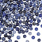 3 Strands Natural Sodalite Beads Strands, Frosted, Round, 6~6.5mm, Hole: 1mm, about 63pcs/strand, 15.5 inch