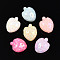 Plastic Beads, Imitation Jelly, Strawberry, AB Color Plated, Mixed Color, 16.5x13~13.5x11.5mm, Hole: 3mm, about 454pcs/500g