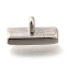 304 Stainless Steel Charms, Rectangle Charm, Stainless Steel Color, 6.5x12x5.5mm, Hole: 1.8mm