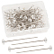 Iron Pins, with Acrylic Diamond Head, Corsage Pins, Dress-making Pins, Platinum, 38.5mm, 100pcs/set