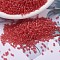 MIYUKI Delica Beads, Cylinder, Japanese Seed Beads, 11/0, (DB0779) Dyed Semi-Frosted Transparent Watermelon, 1.3x1.6mm, Hole: 0.8mm, about 100000pcs/500g