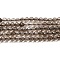 Natural Smoky Quartz Beads Strands, Round, Faceted, Grade AA, 2~2.6mm, Hole: 0.5mm, about 147pcs/strand, 15.35''(39cm)
