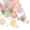 Frosted Transparent Resin Beads, Splode, Mixed Color, 14.5~15.5x14~15x13.5~14.5mm, Hole: 1.4mm