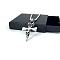 Stainless Steel Skull Cross Pendant Necklaces for Men, Stainless Steel Color