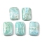 Natural Hemimorphite Pendants, Rectangle Charms, 29~29.5x19.5x7mm, Hole: 1.6mm