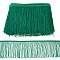 Polyester Tassel Ribbons, Garment Accessories, Sea Green, 150~152mm