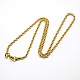 Модные мужские ожерелья из нержавеющей стали NJEW-M072-A-01-2