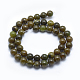 Natürliche chinesische Jade Perlen Stränge G-F557-8mm-2
