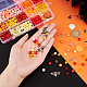 Kits de fornituras para hacer joyas diy con tema de halloween pandahall elite DIY-PH0013-51-3
