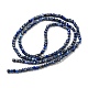 Chapelets de perles en lapis-lazuli naturel G-G0005-A02-3