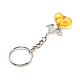 Porte-clés en acrylique et alliage coeur ange KEYC-JKC00583-01-5