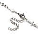 304 Halskette mit Anhänger aus Edelstahl für Damen und Herren NJEW-G115-01P-4