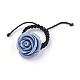 Fashion Cat Eye Jewelry Sets:Bracelets & Rings SJEW-JS00141-03-3