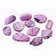 Natural Striped Agate/Banded Agate Pendants G-P191-02-1