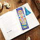 SUNNYCLUE 3 Set 5D Diamond Art Bookmarks Kit DIY Beaded Bookmarks Diamond Painting Owl Fllower Bookmark with Tassel Diamond Painting Tool for Kids Adult Beginner Craft Projects DIY-SC0011-45-5