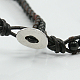 Fashionable Black Agate Wrap Bracelets BJEW-G435-43-3