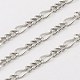 304 Stainless Steel Figaro Chains CHS-K001-82-B-1