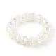 Ensembles de bracelets extensibles en perles acryliques transparentes à facettes pour enfants BJEW-JB06220-4