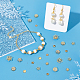 Sunnyclue 240 pièces 12 capuchons de perles en laiton de style KK-SC0003-35-4