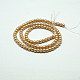 Umweltfreundliche runde Perlenstränge aus gefärbtem Glasperlen HY-A002-10mm-RB019-3