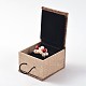 Cajas rectangulares anillo de madera X-OBOX-N013-02-4