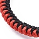 Bracelets réglables en cordon de polyester ciré BJEW-JB04600-02-3